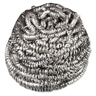 Scotch-Brite® Stainless Steel Scrubber, Silver, 12/Carton
