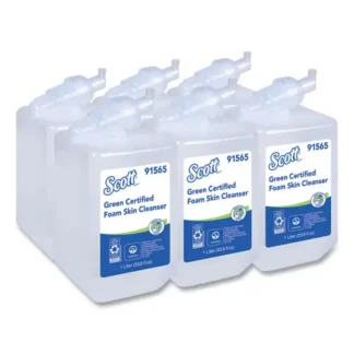 Scott® Essential Green Certified Foam Skin Cleanser Refill, Unscented, 1,000 mL, 6/Carton