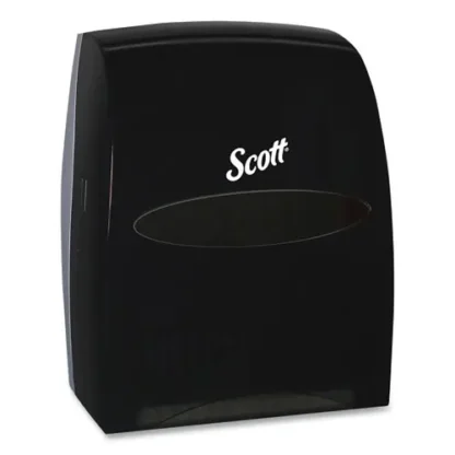 Scott® Essential Manual Hard Roll Towel Dispenser, Black