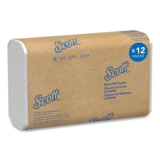 Scott® Multi-Fold Towels, 1-Ply, White, 250 Sheets/Pack