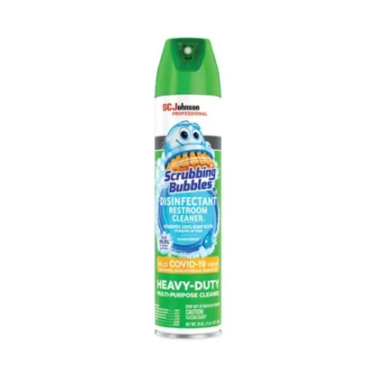 Scrubbing Bubbles® Disinfectant Restroom Cleaner II, Rain Shower Scent, 25 oz Aerosol Spray
