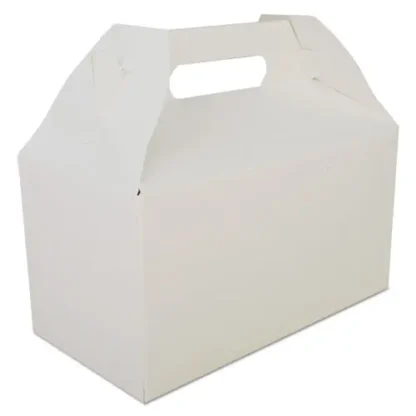 SCT® Carryout Barn Boxes, White, Paperboard, 9.5 x 5 x 5, 125/Carton