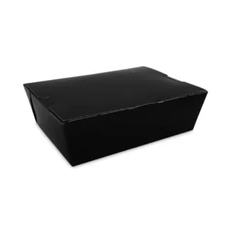 SCT® ChampPak Carryout Boxes, Black, Paper, 7.75 x 5.5 x 2.5, 200/Carton