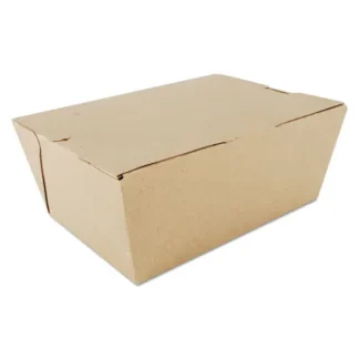 SCT® ChampPak Carryout Boxes #4, Brown, Paper, 7.75" x 5.5" x 3.5", 160/Carton