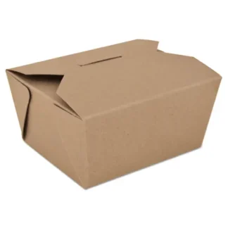 SCT® ChampPak Retro Carryout Boxes, #1, Brown, Paper, 450/Carton