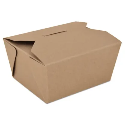 SCT® ChampPak Retro Carryout Boxes, #1, Brown, Paper, 450/Carton