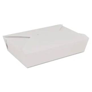 SCT® ChampPak Retro Carryout Boxes, #2, White, Paper, 200/Carton