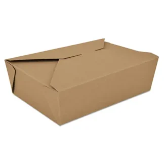 SCT® ChampPak Retro Carryout Boxes, #3, 7.75 x 5.5 x 2.5, Brown, Paper, 200/Carton
