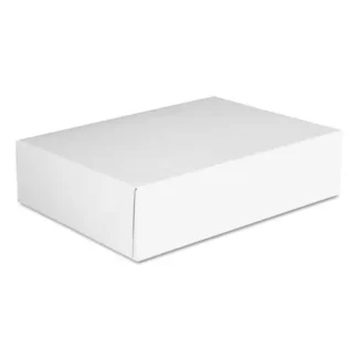 SCT® Clay-Coated Donut Boxes, White, Paperboard, 12.88 x 23 x 12.75, 125/Carton