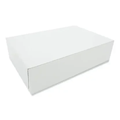 SCT® Clay-Coated Donut Boxes, 13 x 9 x 3.75, White, Paper, 200/Carton