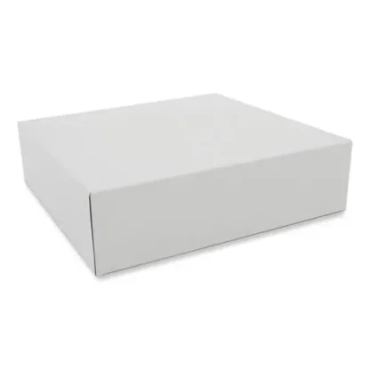 SCT® Clay-Coated Donut Boxes, 9 x 9 x 2.5, White, Paper, 150/Carton