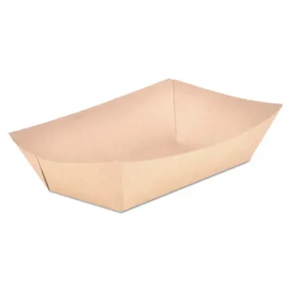 SCT® Eco Food Trays, 5 lb Capacity, Brown, Paper, 500/Carton