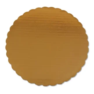 SCT® Gold Cake Circles, Single Wall Construction, 10" Diameter, Gold, Paperboard, 200/Carton