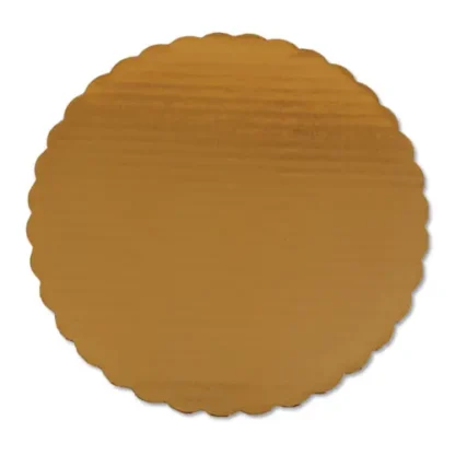 SCT® Gold Cake Circles, Single Wall Construction, 10" Diameter, Gold, Paperboard, 200/Carton