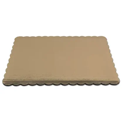 SCT® Gold Cake Pads, 1/4 Sheet Size, Gold, Paperboard with Mylar Coating, 100/Carton