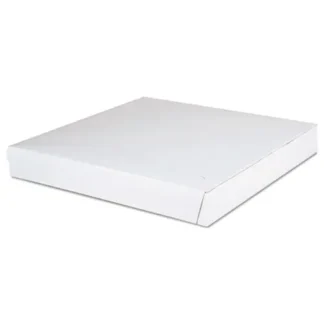SCT® Lock-Corner Pizza Boxes, 14 x 14 x 1.88, White, Paper, 100/Carton