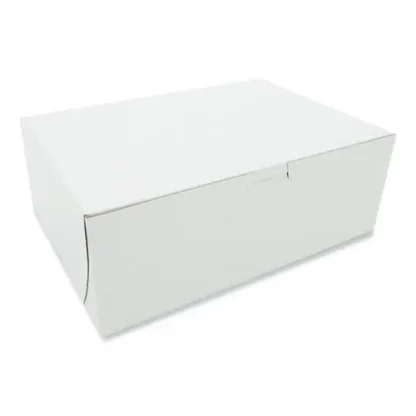 SCT® White One-Piece Non-Window Bakery Boxes, White, 100/Bundle