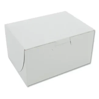 SCT® White One-Piece Non-Window Bakery Boxes, 4 x 2 x 5.5, White, Paper, 250/Carton
