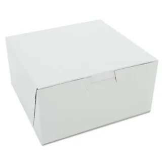 SCT® White One-Piece Non-Window Bakery Boxes, White, Paper, 250/Carton