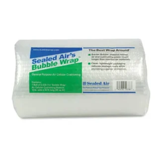Sealed Air Bubble Wrap Cushioning Material, 0.19" Thick, 12" x 30 ft