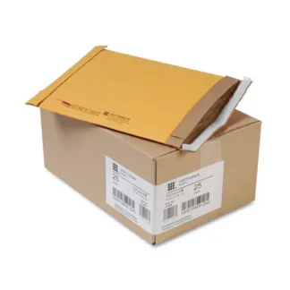 Sealed Air Jiffy Padded Mailer, #4, 9.5 x 14.5, Natural Kraft, 25/Carton
