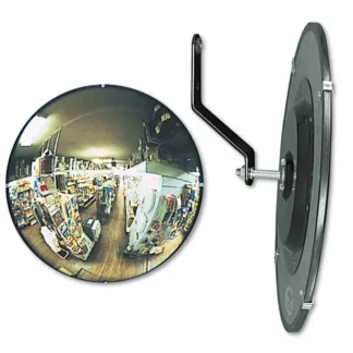 See All® 160° Convex Security Mirror, Circular, 12" Diameter