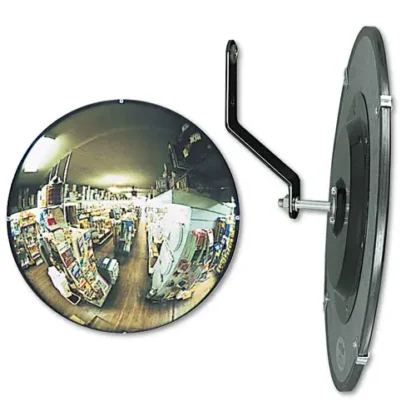 See All® 160° Convex Security Mirror, Circular, 12" Diameter