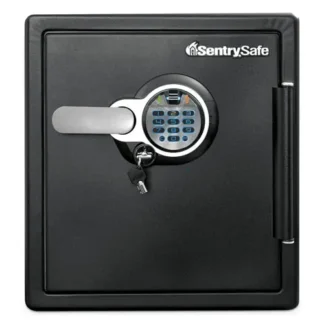 Sentry® Safe Fire-Safe with Biometric and Keypad Access, Black, 1.23 cu ft