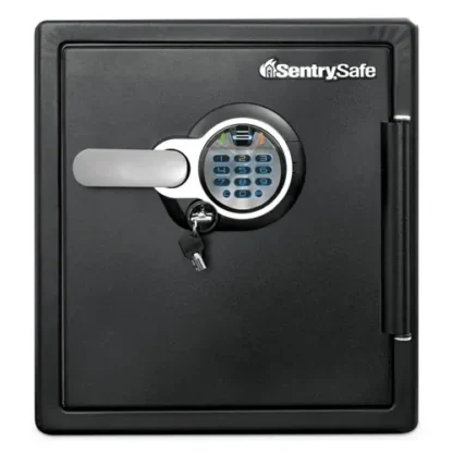 Sentry® Safe Fire-Safe with Biometric and Keypad Access, Black, 1.23 cu ft
