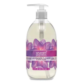 Seventh Generation® Natural Hand Wash, Lavender Flower and Mint Scent, 12 oz, 8/Carton