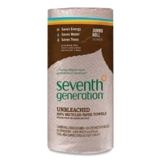 Seventh Generation® Natural Unbleached 100% Recycled Paper Kitchen Towel Rolls