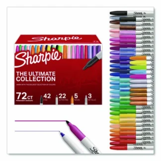 Sharpie® Permanent Markers Ultimate Collection Value Pack, Assorted Bullet Tips, Assorted Colors, 72/Set