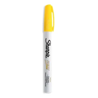 Sharpie® Permanent Paint Marker, Fine Bullet Tip, Yellow