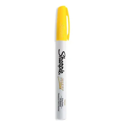 Sharpie® Permanent Paint Marker, Fine Bullet Tip, Yellow