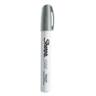 Sharpie® Permanent Paint Marker, Medium Bullet Tip, Silver