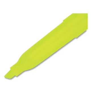 Sharpie® Pocket Style Highlighters, Fluorescent Yellow Ink, Chisel Tip, Yellow Barrel, 5/Pack