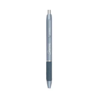 Sharpie® S-Gel™ Fashion Barrel Gel Pen, Retractable, Medium Point (0.7 mm), Black Ink, Frost Blue Barrel, 4/Pack