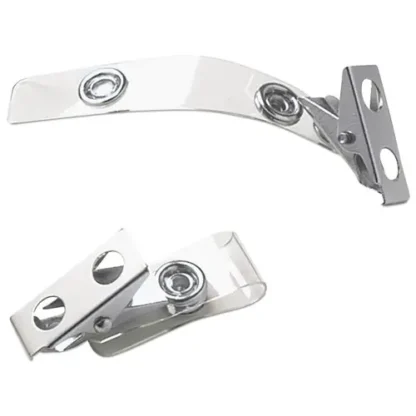 SICURIX® SICURIX ID Strap Clips, Clear, 25/Pack