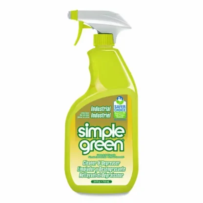 Simple Green® Industrial Cleaner and Degreaser, Concentrated, Lemon, 24 oz Spray Bottle, 12/Carton