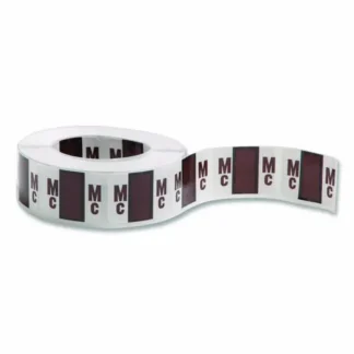 Smead A-Z Color-Coded End Tab Filing Labels, Mc, 1 x 1.25, White, 500/Roll