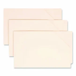 Smead End Tab Jackets with Reinforced Tabs, Straight Tab, Legal Size, 11-pt Manila, 100/Box
