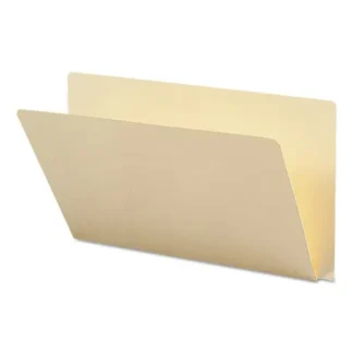 Smead Extended End Tab Manila Folders, Straight Tabs, Legal Size, Manila, 100/Box