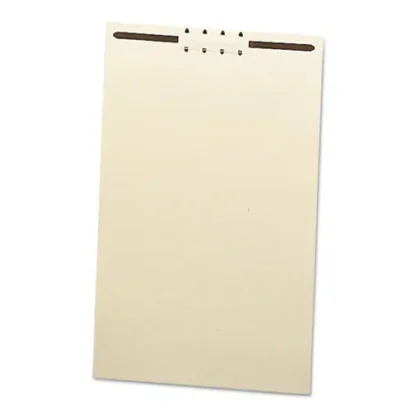 Smead Fastener File Backs, 1 Fastener, 2" Capacity, Legal Size, Manila, 100/Box