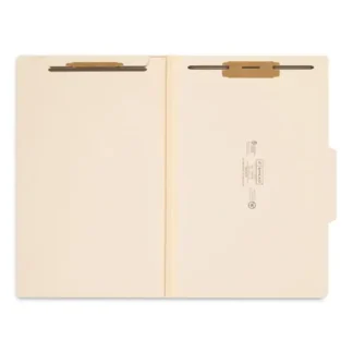 Smead Four-Section Top Tab Classification Folders, Legal Size, Manila, 10/Box