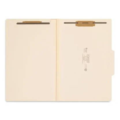 Smead Four-Section Top Tab Classification Folders, Legal Size, Manila, 10/Box