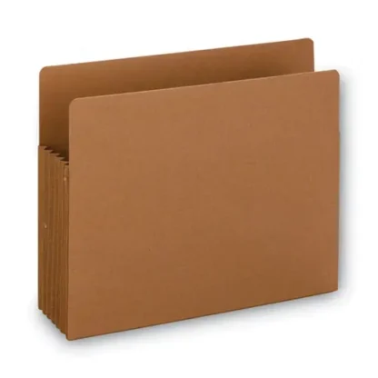 Smead Heavy-Duty Redrope End Tab TUFF Pockets, 5.25" Expansion, Letter Size, Redrope, 10/Box