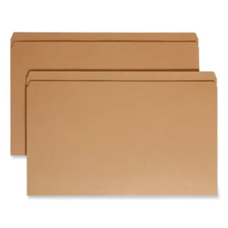Smead Heavyweight Kraft File Folder, Straight Tabs, Legal Size, 0.75" Expansion, 11-pt Kraft, Brown, 100/Box