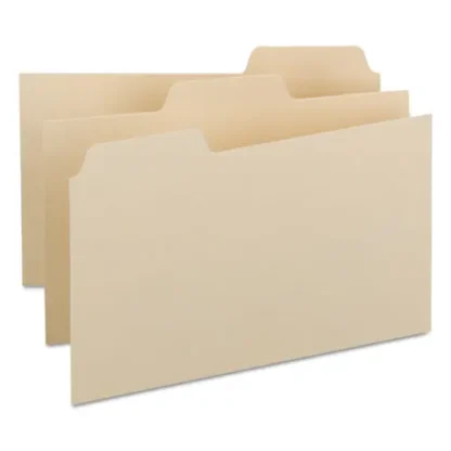 Smead Manila Card Guides, 1/3-Cut Top Tab, Blank, 5 x 8, Manila, 100/Box