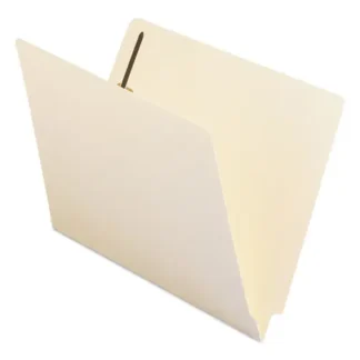 Smead Manila End Tab Fastener Folders with Reinforced Tabs