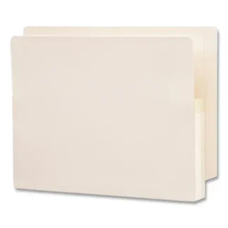 Smead Manila End Tab File Pockets, 1.75" Expansion, Letter Size, Manila, 25/Box